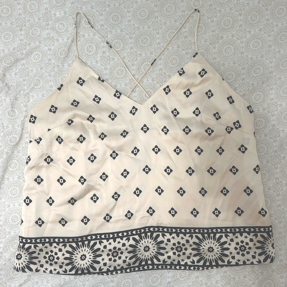 Worn Once satin tank